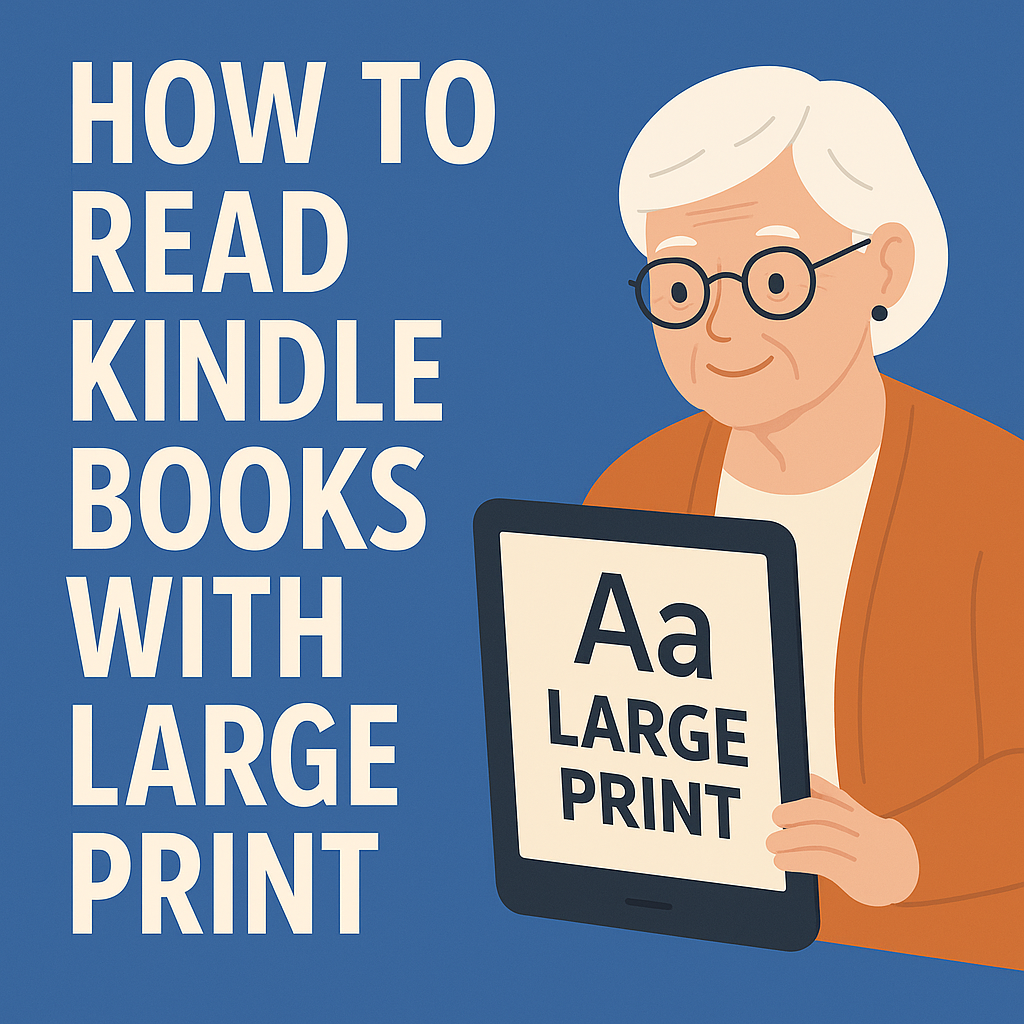 how to read kindle books with large print guide