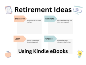 retirement income ideas using kindle ebooks