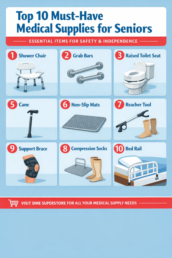 medical supplies for seniors