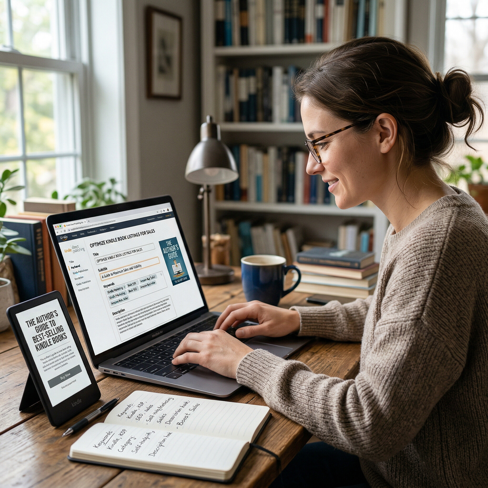 how to optimize Kindle book listings for sales