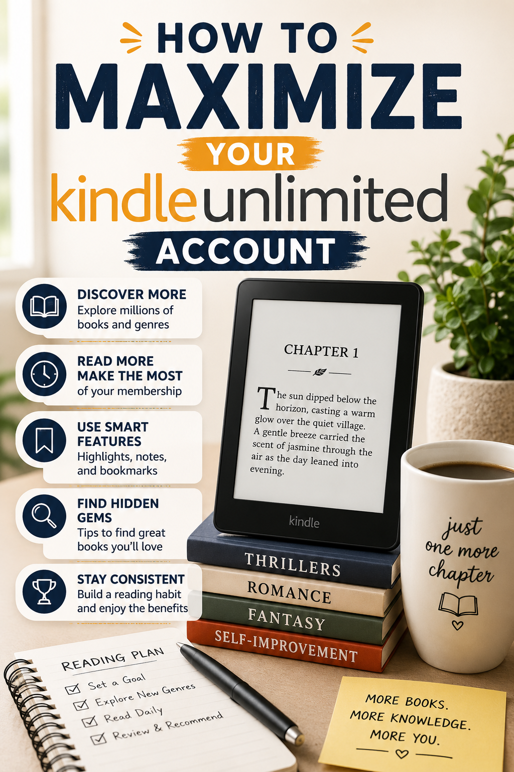 how to maximize your kindle unlimited account