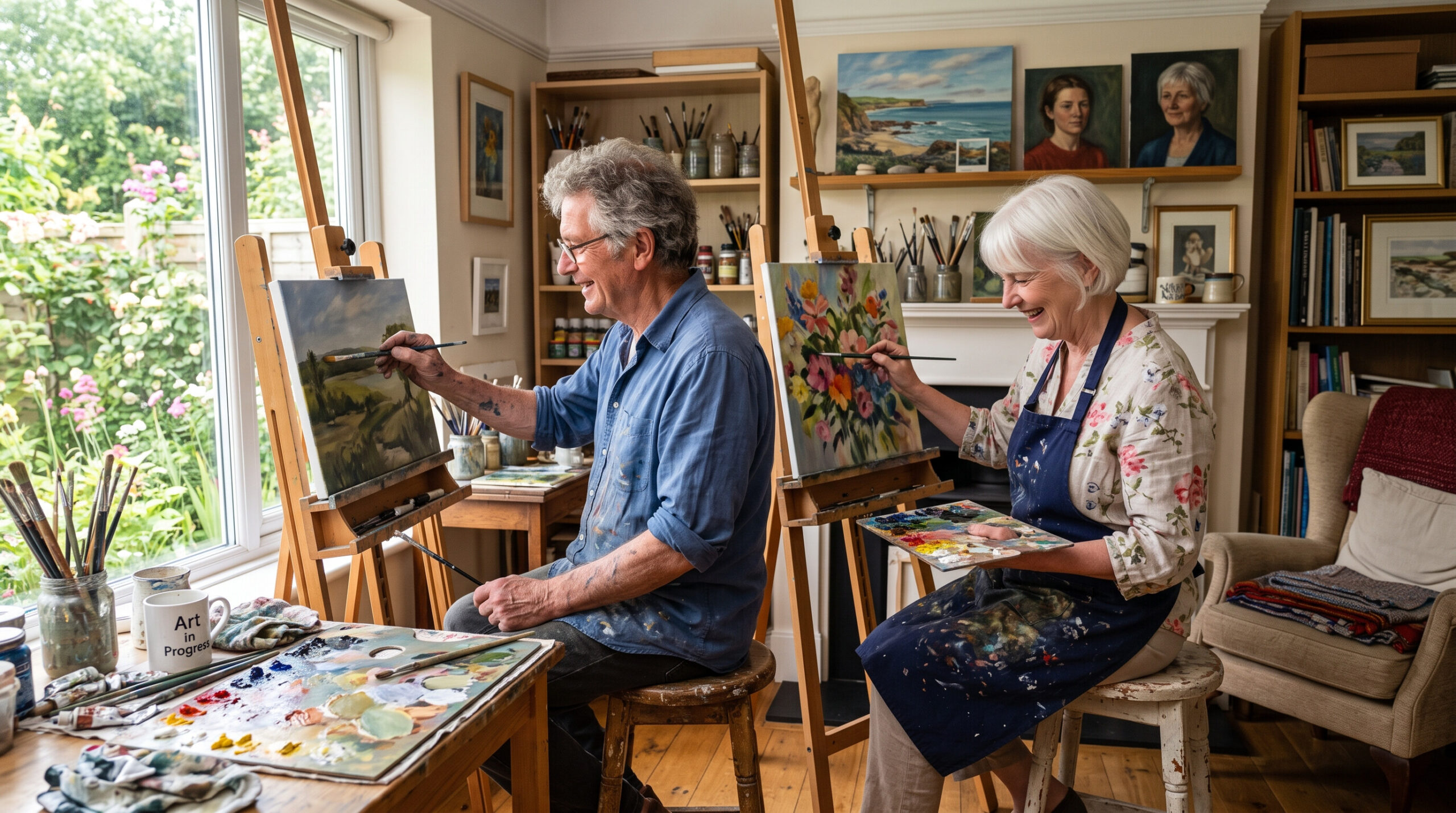 what is acrylic paintiing layering for landscapes